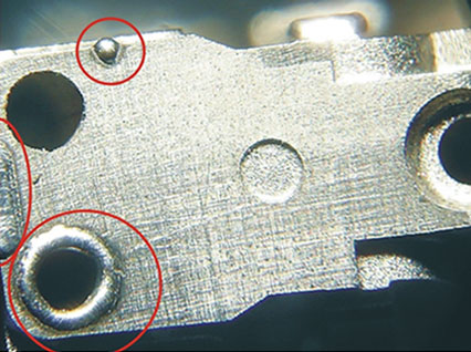 <a href='http://www.123328.net/product/3.htm' class='text_a'>模具激光焊機</a>修復(fù)模具效果